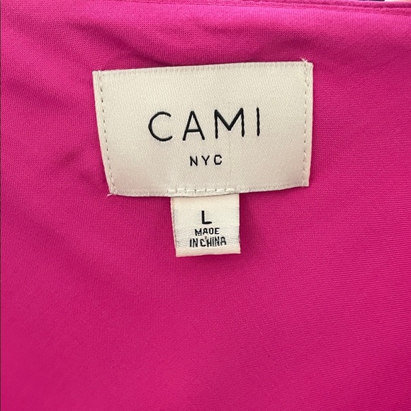 Cami NYC Fuchsia Silk Camisole - Picture 11 of 12